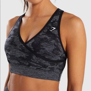 Gymshark camo seamless sports bra
